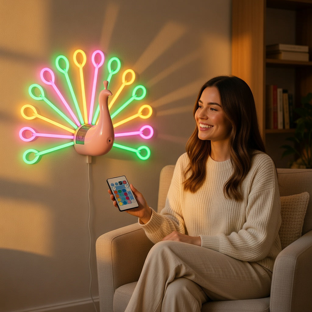 Peacock Dimmable Wall Lamp - Modern Lighting